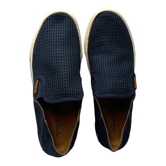 OLUKAI Pehuea 20271 Navy Blue Mesh Slip On Sneakers - Picture 14 of 14